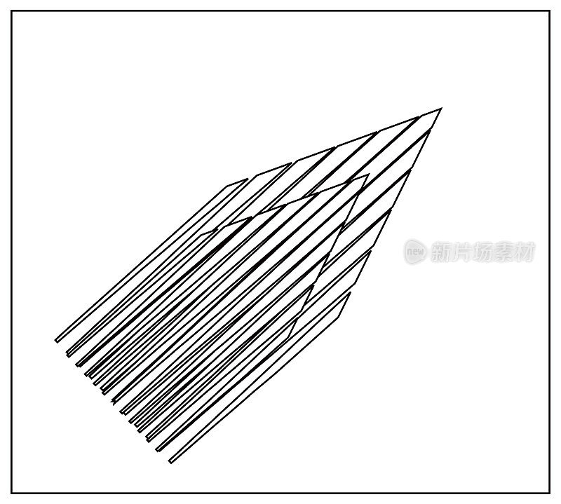 斜箭头符号向上移动