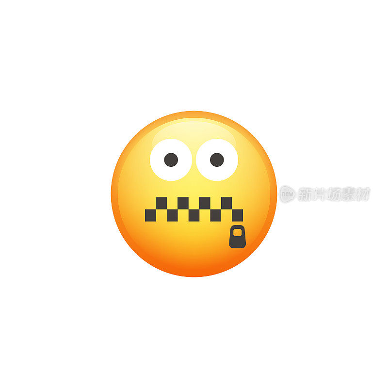 Emoticon裁剪设计元素可爱和色彩渐变