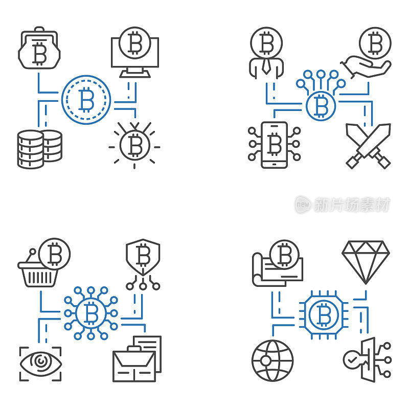 比特币概念向量集的集合