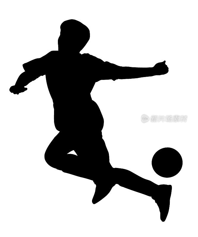 足球运动员用球表演一个戏法
