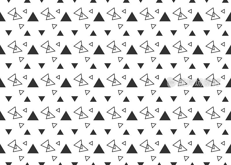 黑白三角形无缝模式ep32