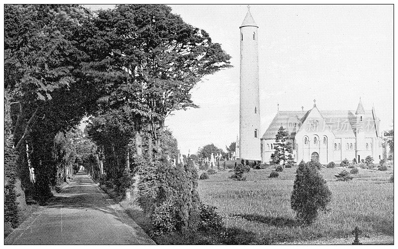 爱尔兰古玩旅行照片:奥康奈尔纪念碑，Glasnevin