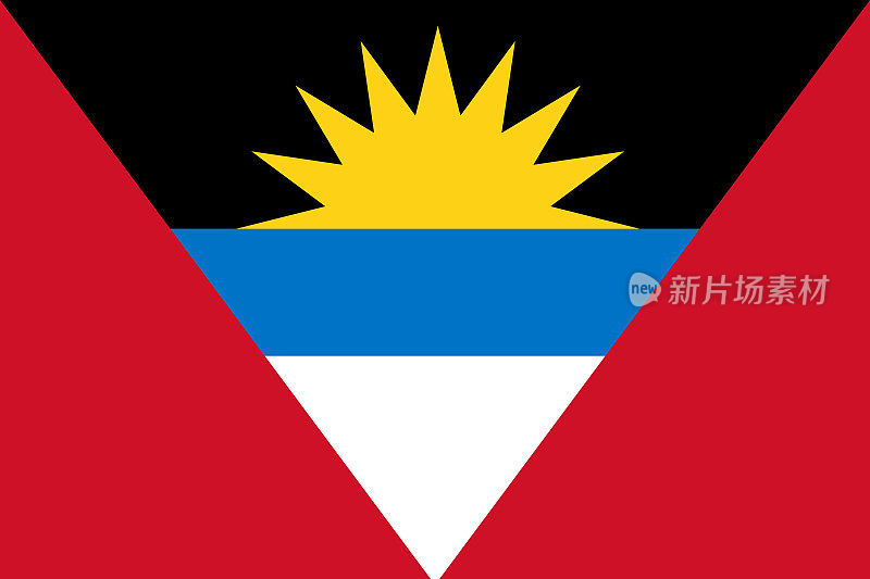 安提瓜和巴布达加勒比国旗
