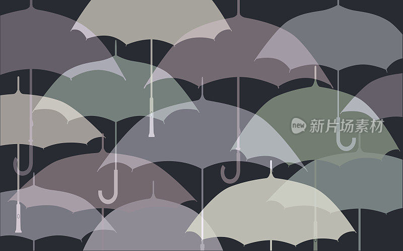 雨伞――商业比喻(黑与白