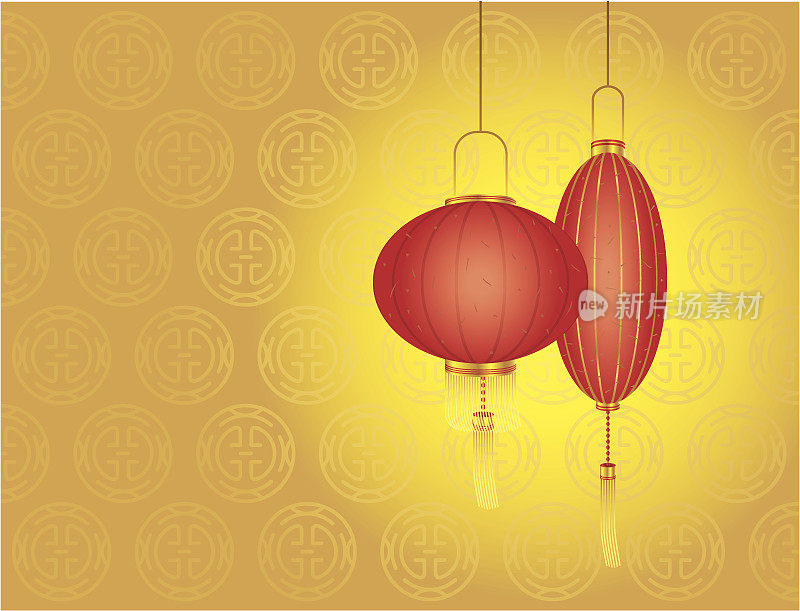 中国新年日——红灯笼