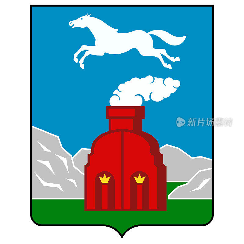 俄罗斯联邦阿尔泰边境巴尔瑙尔的盾形纹章