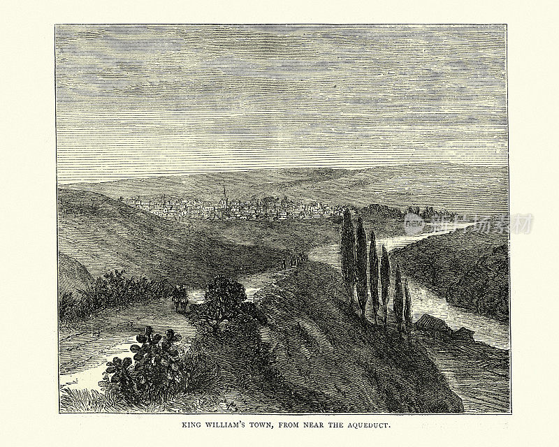 威廉国王镇，东开普省，南非，19世纪
