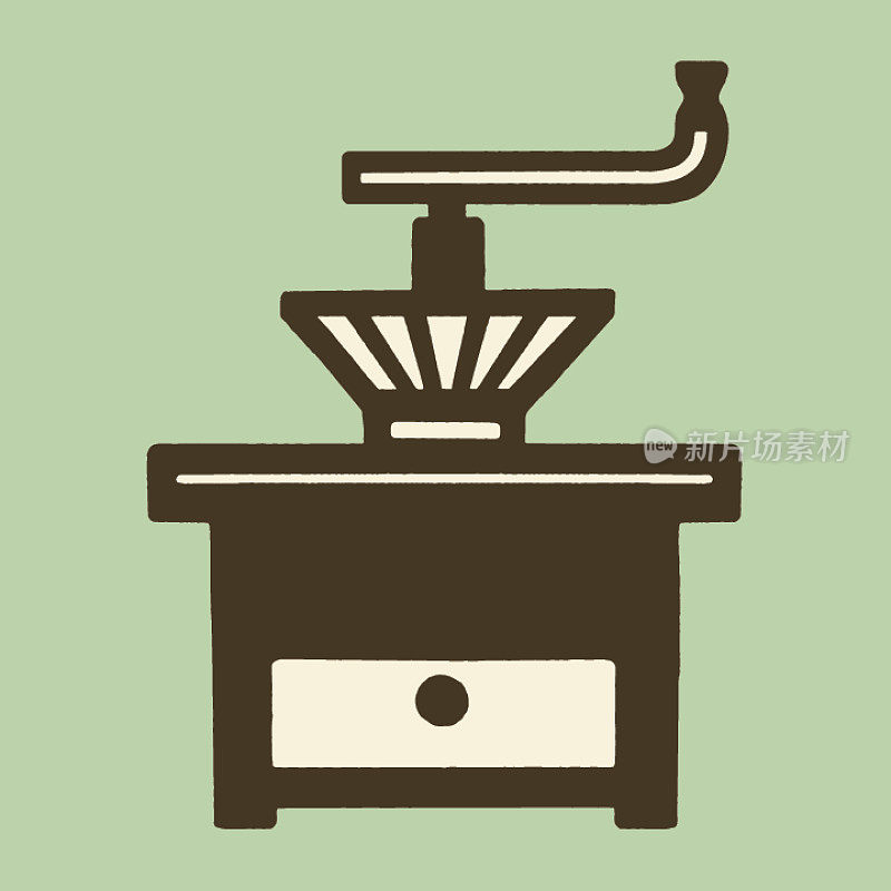 老式咖啡研磨机