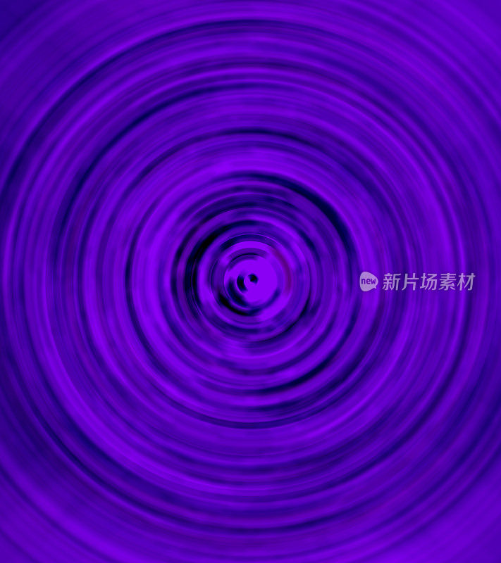 紫色的同心圆