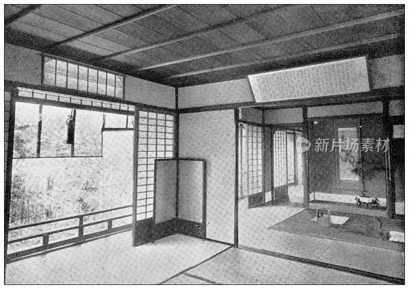 日本古色古香的旅行照片:茶馆