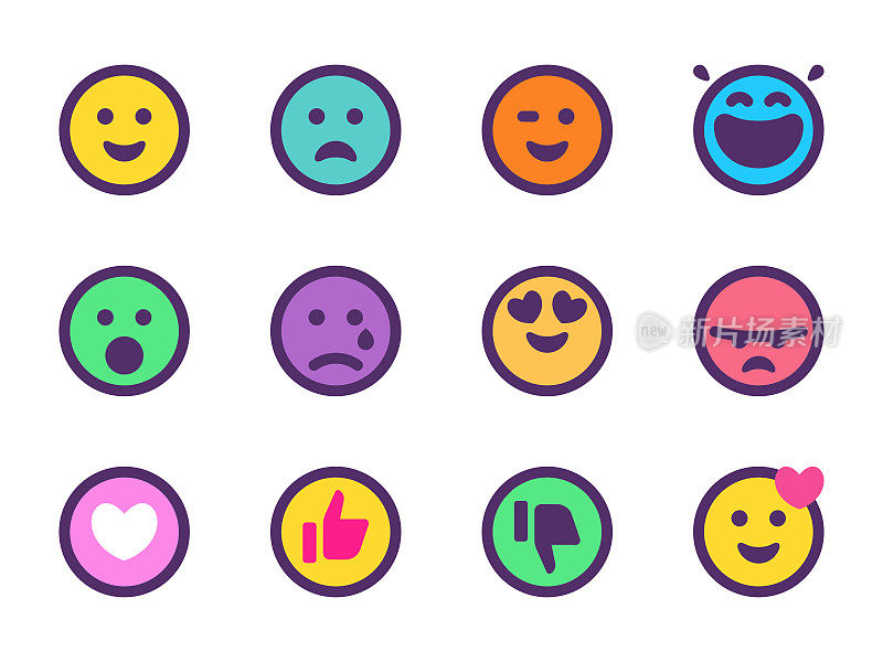 社交媒体的表情符号