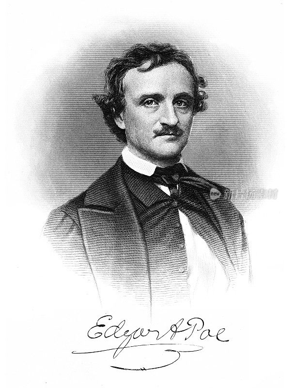 埃德加・爱伦・坡和1857年的签名版画