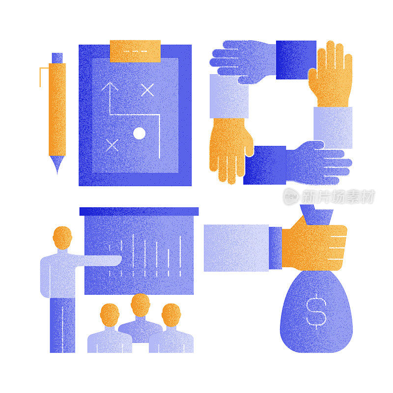 业务相关矢量图标。