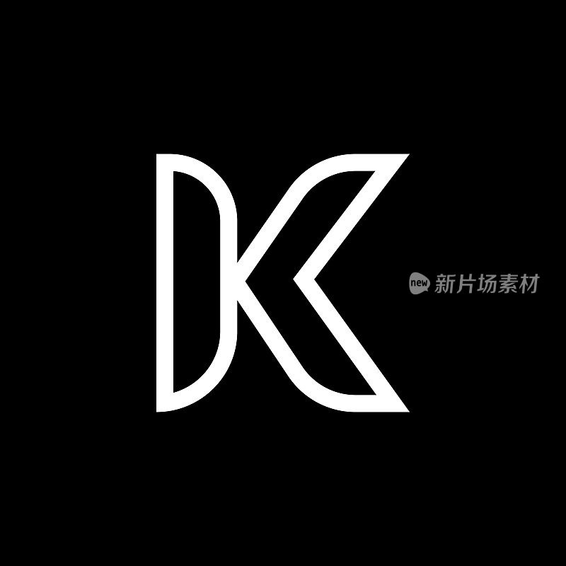 标志设计与字母K