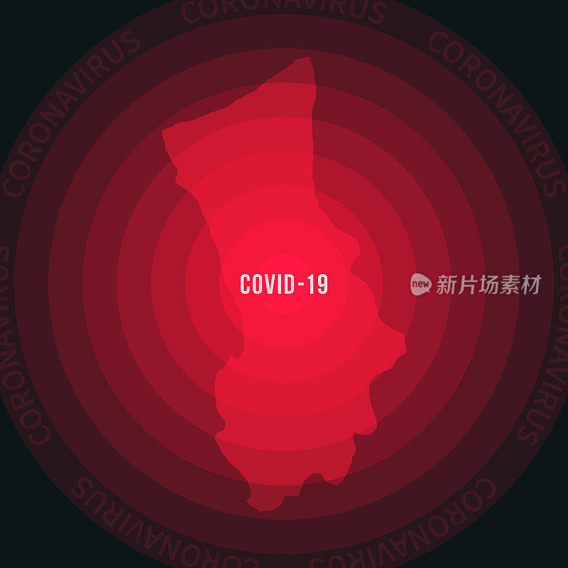 赫姆的COVID-19传播地图。冠状病毒爆发