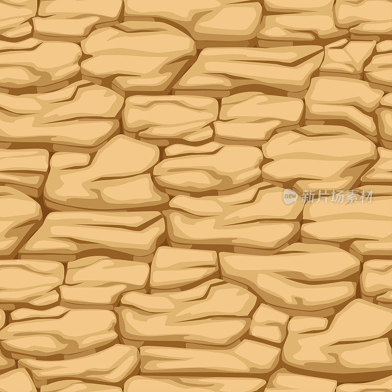 裂缝型土，纹理无缝的沙漠土