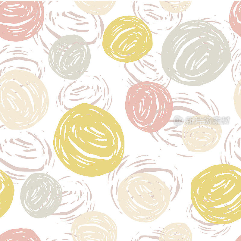 无缝漩涡抽象图案