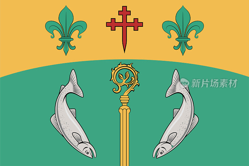 爱尔兰莱特肯尼市的旗帜