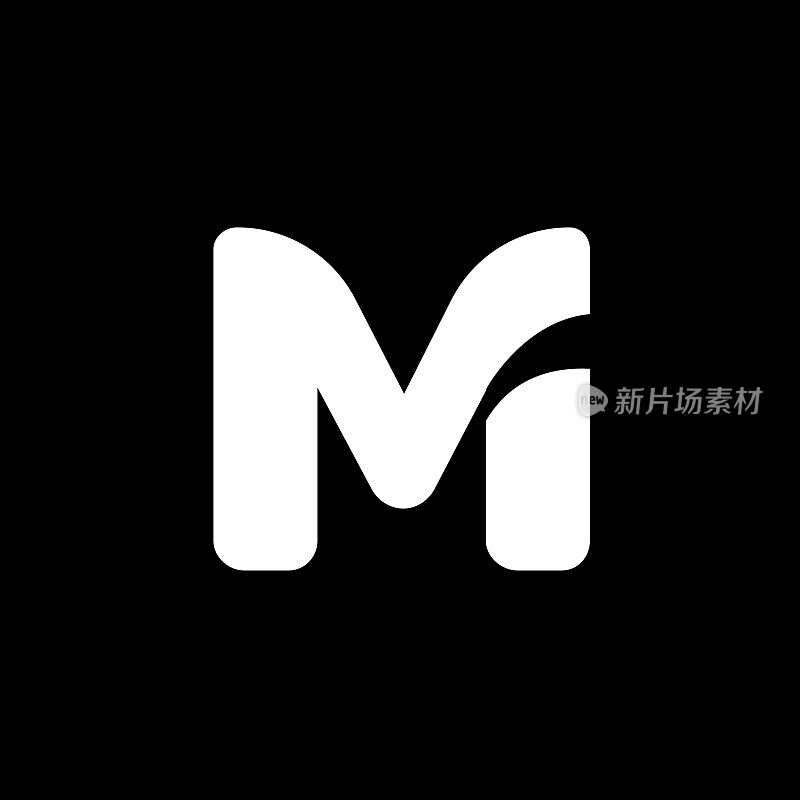 字母M标志