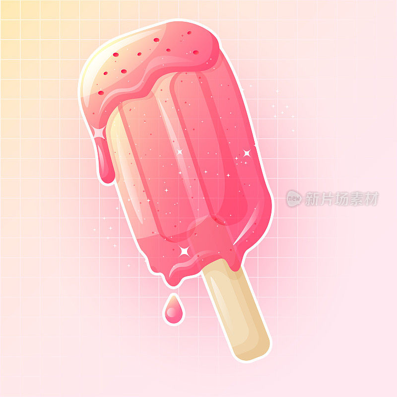 桃子冰淇淋