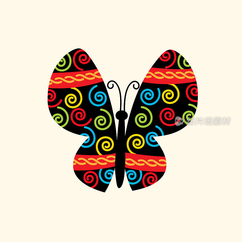 蝴蝶的背景。