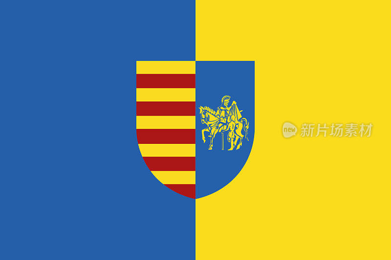 比利时GENK的旗帜