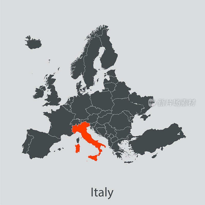 意大利地图
