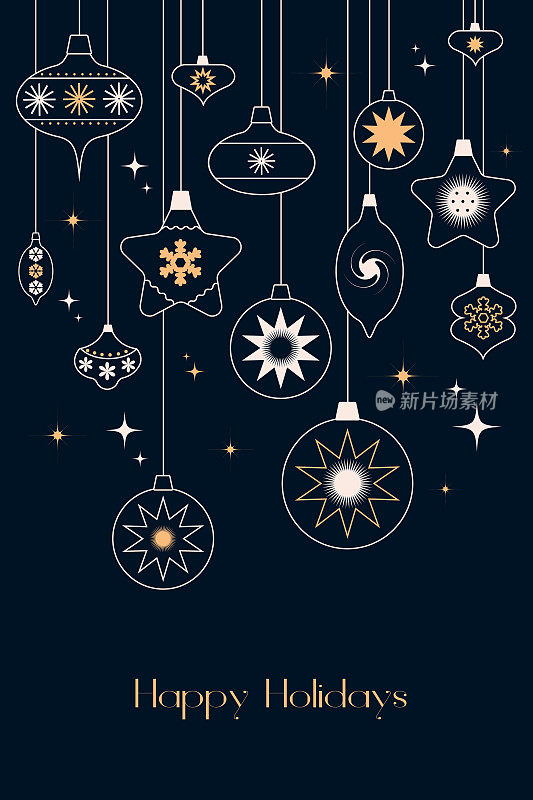 节日快乐-网页海报设计