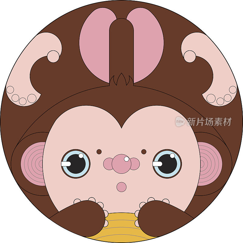 生肖series-monkey