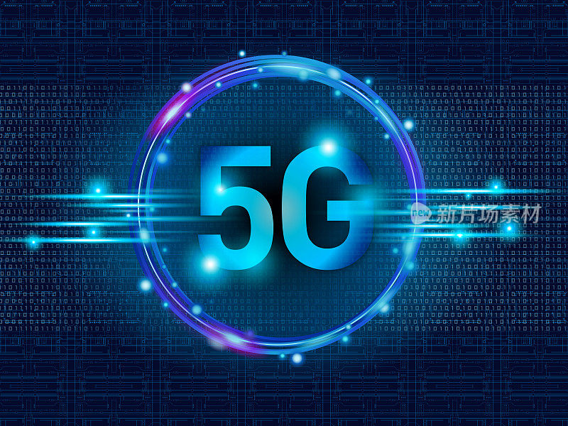 技术抽象空间网络技术背景未来蓝色5g高速通信