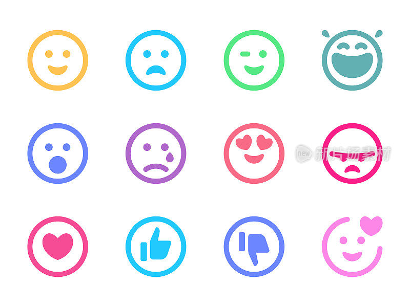 社交媒体的表情符号