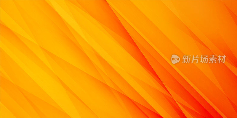 抽象的橙色背景与条纹