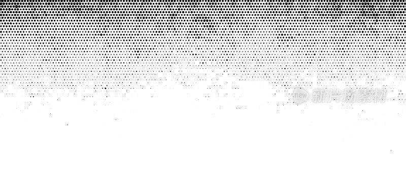 黑色梯度点grunge图案