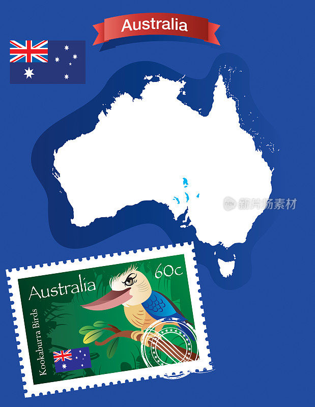 澳大利亚和笑翠鸟