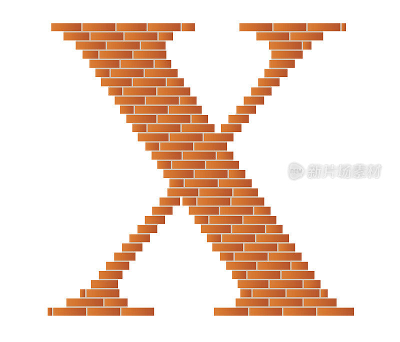 字母X。