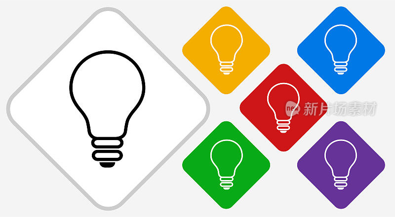 灯泡的想法图标