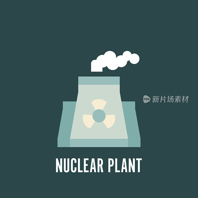 核电站大厦图标