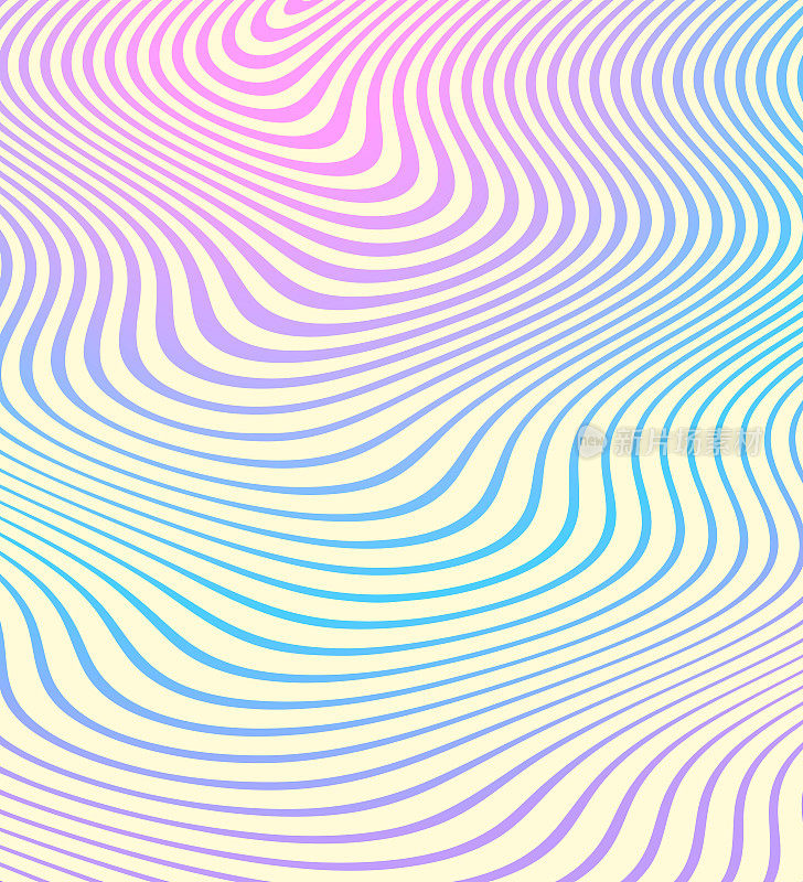 抽象背景波纹，波浪线