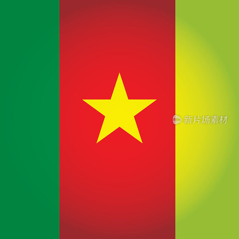 喀麦隆广场旗帜图标