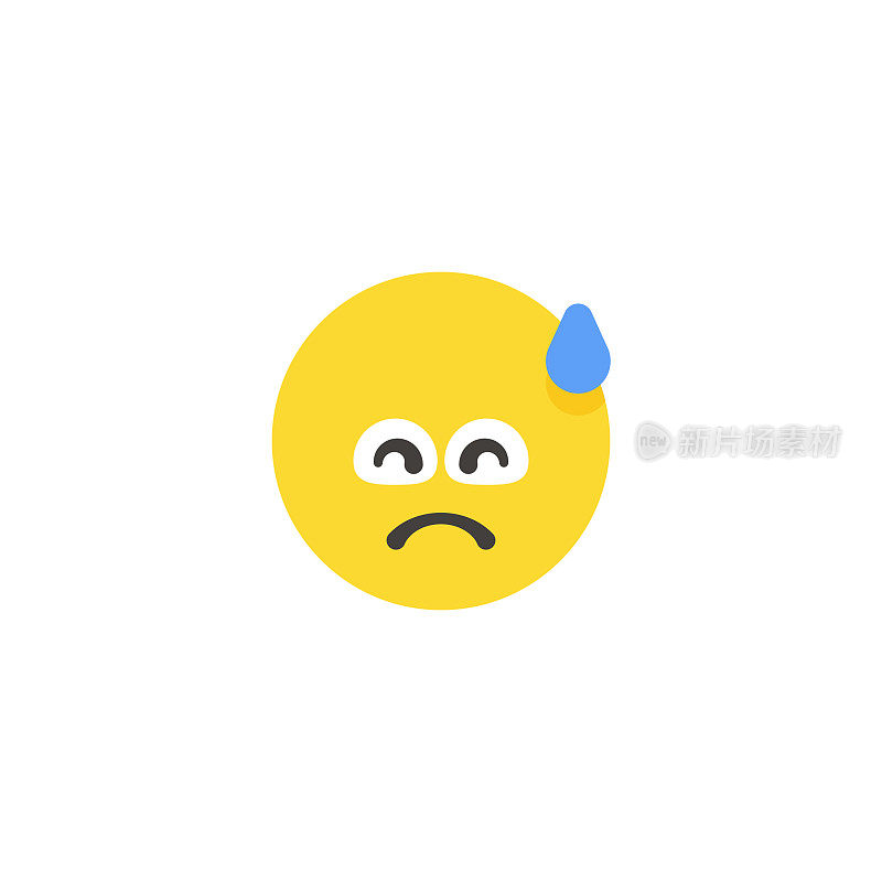 Emoticon大脸平面设计风格