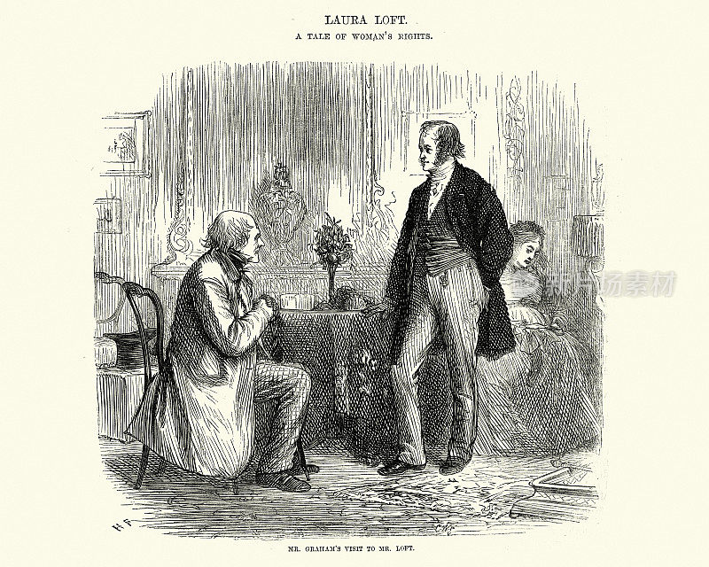 十九世纪，维多利亚时代的一位绅士拜访一位男士