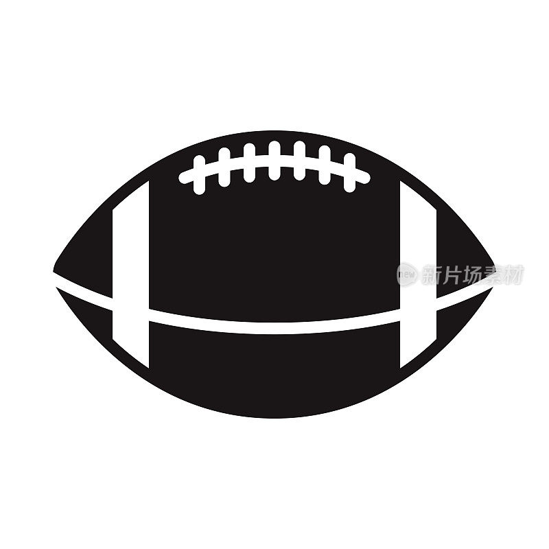 美国橄榄球运动符号图标