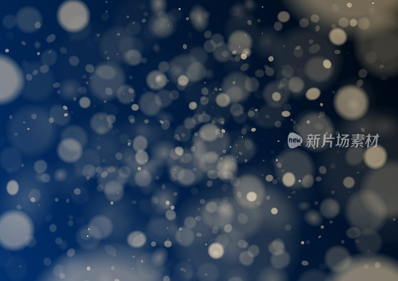 圣诞节闪亮抽象的雪花背景