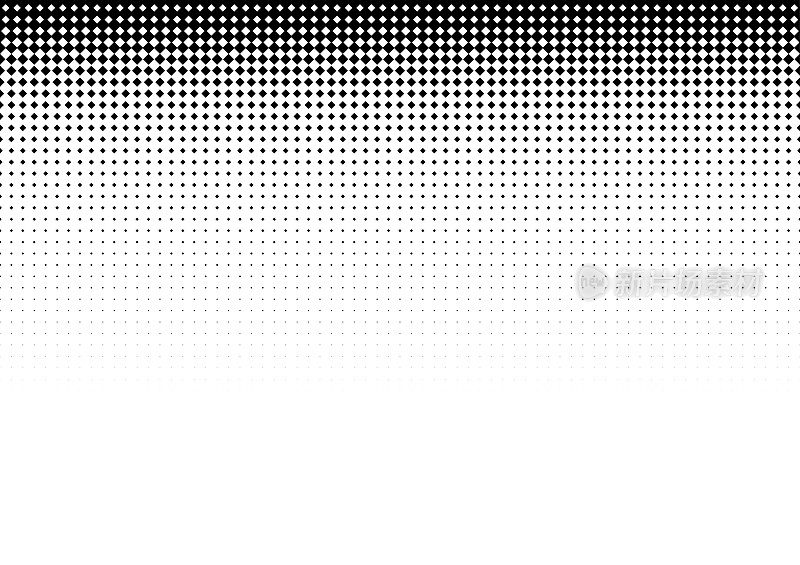 黑色梯度方块图案