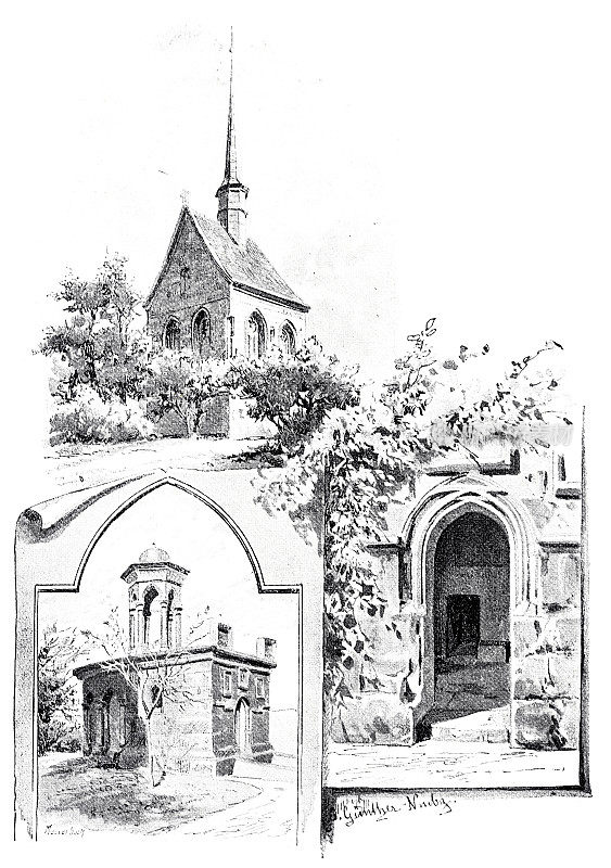 G?rlitz，德国，圣墓教堂，G?rlitzer耶路撒冷，耶路撒冷原件的缩小版