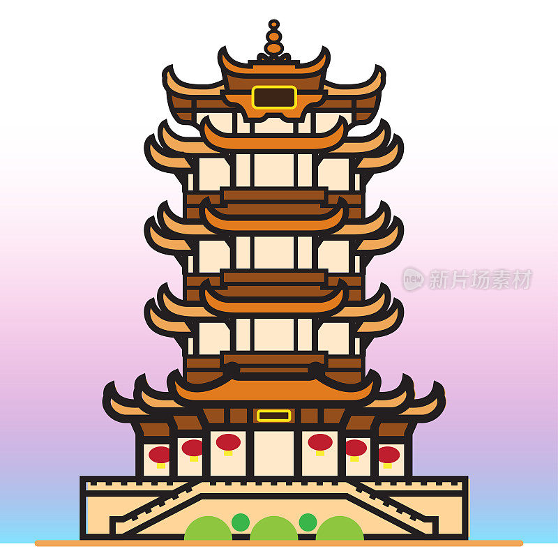 黄鹤楼是中国武汉的标志