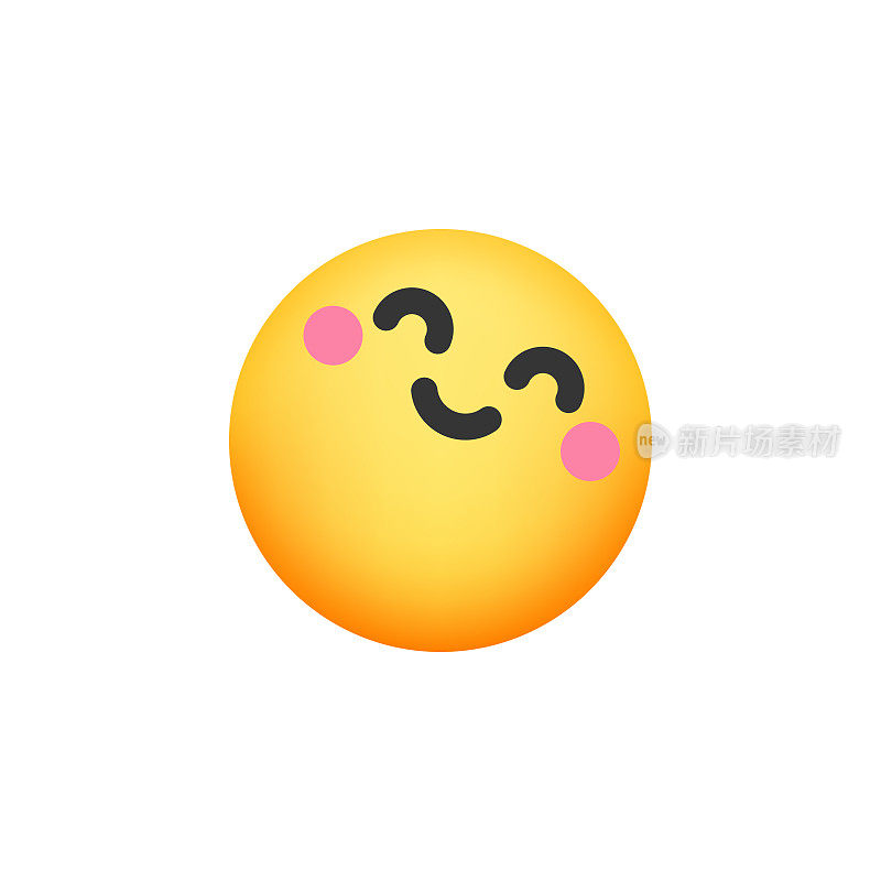 Emoticon设计色彩渐变风格