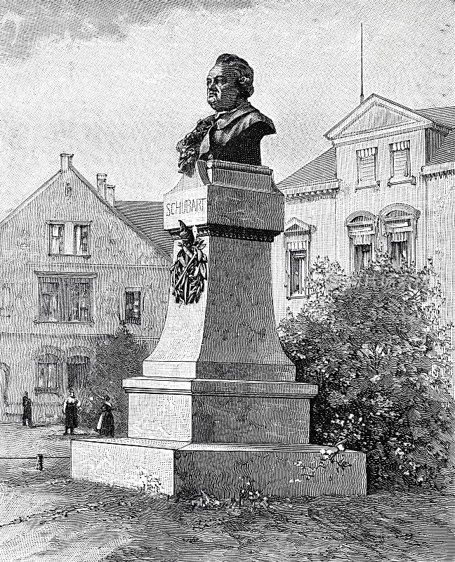 艾伦的克里斯蒂安・弗里德里希・丹尼尔・舒巴特纪念碑