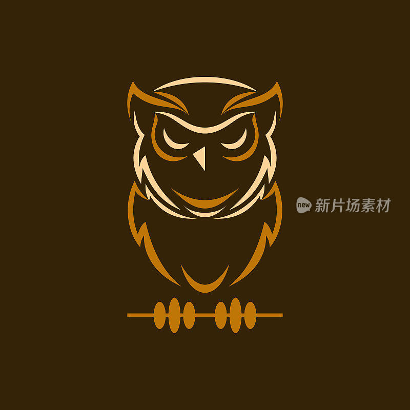 猫头鹰动物商业标志设计
