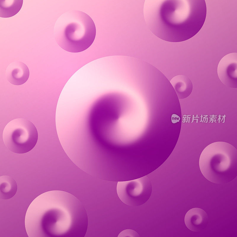 抽象梯度背景与紫色螺旋